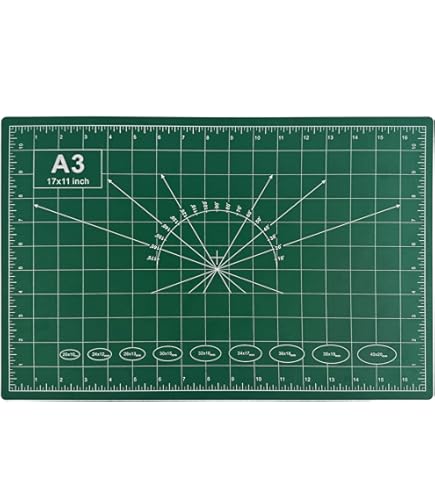 Tagliere Da Tavolo In PVC A3 - 45x30 Cm, Spessore 3 Cm, Con Griglia Metrica, Per Tagli Precisi - Foto 5