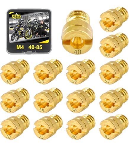 Set Jet Principale Maxtuned Per Carburatore Dellorto M5 - Misura 60-130, 15 Pezzi