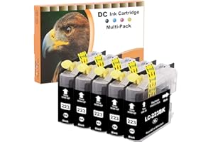 ‎LOSMANN D&C 5er 15ml BLACK Druckerpatronen Kompatibel für Brother LC-223 BK XL für Brother MFC-J480DW MFC-J5320DW MFC-J5620DW MFC-J5625DW MFC-J5720DW MFC-J680DW MFC-J880DW DCP-J4120DW DCP-J562DW MFC-J4120DW