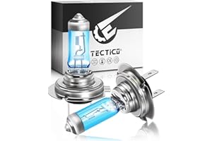 TECTICO H7 PX26d Halogène Ampoules Phare 70W 24V Blanc chaud,130% plus de luminosité,Feux de Croisement/Feux de Route Remplacement de phare de Camions Vans,2 pièces