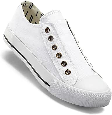 new look laceless plimsolls
