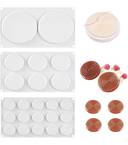 Silikomart Plissé 23 Silikonform – Für Desserts & Deko, Ø 75 Mm, 138 Ml Gesamtvolumen