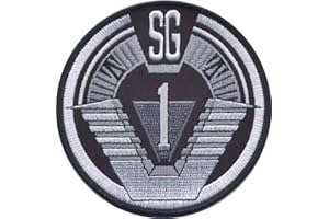 XAMIC Stargate Brand Stargate SG1 Group 1 Full Size Logo Embroidered Patch, 1 Piece