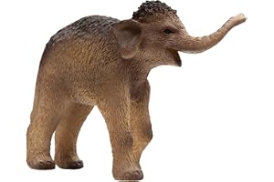 Bullyland 99834 – leksaksfigur mammut baby, ca 10,2 cm, detaljrik, perfekt som en liten gåva för barn från 3 år