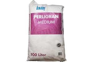 AKVIL Perligran Knauf Perlite Medium 0-3 mm 100 L • zur Erden- und Substratverbesserung • für optimale Luft- und Wasserführung • Gartenbau (100L)