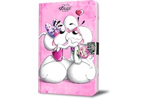 Diddl - Journal secret Journal Intime Rose avec Cadenas - Papeterie Mignonne pour Enfant ou Fan Nostalgique Années 90 - Cahier à Secrets à Cacher