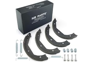 ‎NB PARTS Bremsen/Bremsbacken Set + Zubehörsatz für Feststellbremse Handbremse hinten NB PARTS GERMANY 10038298