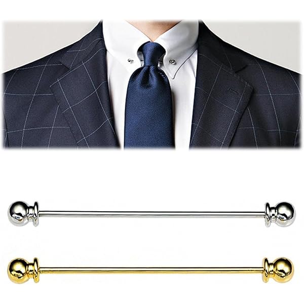 GORGECRAFT 2 kleuren heren shirt kraagspelden stropdas stropdas Cravat Pin Clips met ketting Lapel Pin kraag Bar Tassel Broche gouden zilveren toon