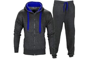 shelikes Mens Track Suit Set Camouflage Fleece Army Hooded Hood Top Joggers Bottom Tracksuit Sweatsuit Jogging Joggers Set