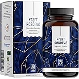 Magnesium Komplex hochdosiert - Komplex mit: Magnesiumcitrat, Bisglycinat, Magnesium Malat und Magnesiumoxid - Vegan - 180 Ka