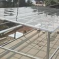 Polycarbonate Greenhouse Sheets,Plastic Roof Panel,Clear Acrylic Plastic Sheet,for Outdoor Canopy Carport Cold Frame Replacement Shed Panel,Weather-Resistant and Transparent (1x15m)
