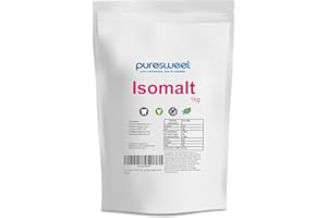 Puresweet Isomalt 1kg, Perfect for Making Cake Decorations, Sugar Free Candy and Replacing Sugar (Recyclable Pouch)