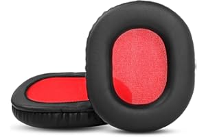 YUNYIYI nauszniki poduszki odpowiednie do Teufel Massive Teufel Cage Teufel Aureol Masywny zestaw słuchawkowy nauszniki pianka (czerwony)