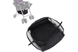 NOFANER Kinderwagen Korb, Einkaufsnetz Kinderwagen Unterkorb Warenkorb Tasche für Kinderwagen, Hängekorb, Wasserdicht Universeller Bodenkorb Einkaufskorb Buggy Zubehör Organizer
