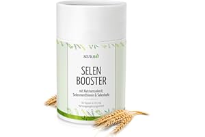 Sanuvit Selen-Booster / 60 Kapseln mit 200 µg Selen in Form von anorganischem Natriumselenit und organisch gebundenem Selenmethionin plus BIO-Keimlingsmehl