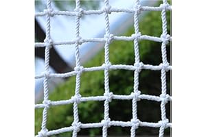 AWSAD Kindersicherheitsnetz, Treppen Spielplatz Klettern Fallschutznetz Nylon-Frachtnetz Gartendekorationsnetz Seil Dick 6Mm Color : 5cm mesh, Size : 2×2m(7×7ft)