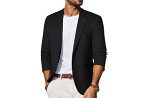 PJ PAUL JONES Sakko Herren EIN Knopf mit Reverskragen Anzugjacke Sportlich Blazer Hochzeit