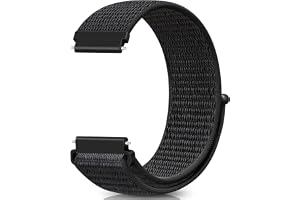 Issinlky 18MM 19MM 20MM 22MM Nylon Sport Loop Klockarmband, Ersättningsband med Quick Release för kvinnor och män