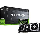 MSI GeForce RTX 5060 Ti 16G Ventus 3X OC - 16GB GDDR7 (28Gbps/128-bit), PCIe 5, Boost: 2602 MHz, HDMI 2.1b, DisplayPort 2.1b