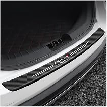Protezione Paraurti Posteriore In Acciaio Inox Cromato Per Fiat 500 X (dal 2014), Anti-graffi, Con Nastro 3M