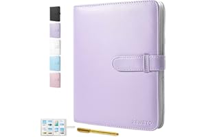 ZEWETO Fotoalbum mit 256 Taschen für Fujifilm Instax 3-Zoll Film Polaroid Fotos/Mini 9 Mini 8 / Mini 90 / Mini 25 / Mini 11/70/ 50s /7s /Kodak Zink/HP/Sofort Bilder Kamera Zubehör- Mini Album