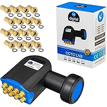 Anadol Gold Line Octo LNB 0.1dB für 8 Teilnehmer – B-Ware, wetterbeständig