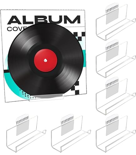 Supporto Da Parete per Dischi in Vinile (4 Pezzi) LP, Supporto in