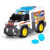 Dickie, 203306024, Ambulans Aracı, Serbest Tekerlek, Işıklı ve Sesli, &Ccedil;ekim Fonksiyonu, Yan Saklama Alanı, Arkadan A&ccedil;ıklık, S