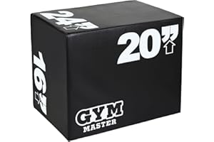 GYM MASTER High Density Foam Plyo Jump Boxes