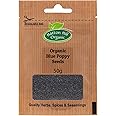 Organic Blue Poppy Seeds 50g by Hatton Hill Organic | Nutty & Versatile Baking Ingredient