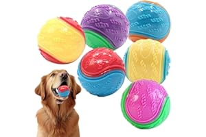 Irunfast 6Pcs Dog Balls, Interactive Dog Ball, Scooby Doo Dog Ball,Thrower Dog Balls Indestructible Dog Toys