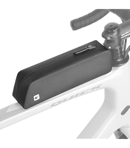 Toyvian Fahrrad Rahmentasche Rot - Wasserdichte Segeltuchtasche Für Rahmen & Gepäckträger