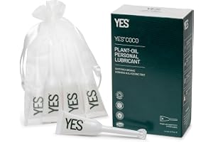 YES Plant-Oil Based - Natural Personal Smörjmedel (5 ml Applicatorer x 6)