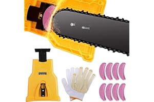 HIQE-FL Ręczna ostrzałka do łańcuchów, profesjonalna ostrzałka do łańcuchów, przenośna ręczna ostrzałka do pił łańcuchowych, szybka ostrzałka do łańcuchów, zestaw