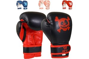 WFX Kids Boxing Gloves 4oz, 6oz Professional MMA Sparring Junior Muay Thai Gloves Kickboxing Punch Bag Training Fighting for Young Fighters