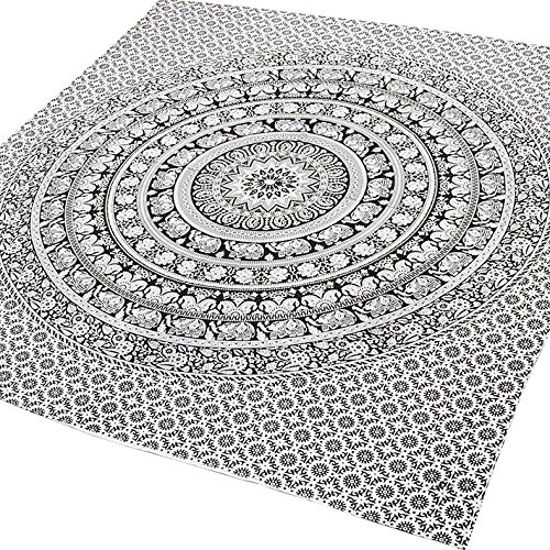 Goood Mal Queen Size Mandala Tapisserie Wand hängen Dekor Große Bohemian Hippie-Style Strand - 2