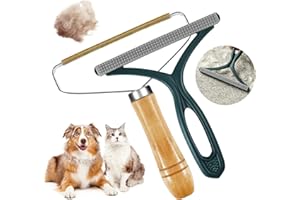 Vikaster Tierhaarentferner, 2Pieces Tragbarer Fusselentferner Katzenhaarentferner, Fusselrasierer für Dog and Cat, Sofa, Teppich