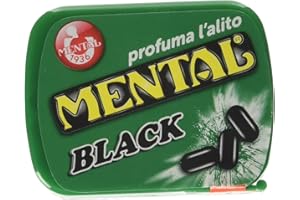 Mental Fassi Pasticche alla Menta Liquirizia - Pacco da 24 x 640 g