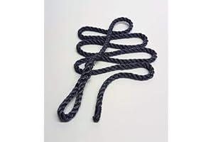 Rota Marine 100% HT Polyester 3 strand 10mm 1.5Mt Navy Fender Rope Tie Fender Line Spliced Polyester - Pieces: 2