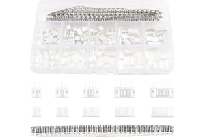 Lyeteung 420 PCS 2.0mm JST-PH Connector Kit, JST-PH 2/3/4/5/6 Pin Housing Female and Male Connector Plug, with Female Pin Crimp Terminal