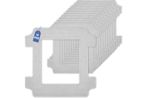 PUASOK 12 Stück Reinigungstuch für Ecovacs Winbot W2S/W2S Omni Fensterputzroboter Set, Fenster Roboter Mikrofaser Ersatzteile Zubehör, für Reinigen Staub von Fenstern, Effektiv Flecken