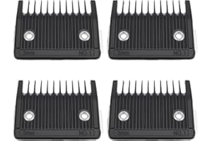 The Lord of the Tools 4 pettini classici n° 1 3 mm guida posteriore in metallo compatibile con Wahl Clippers 8467