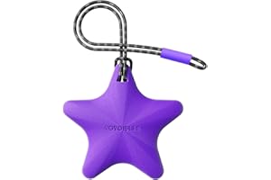 YOYOISLES für AirTag 2 / AirTag Hülle Schutzhülle Kinder - Eva Ultra Leicht Material Air Tag mit Seil 150mm, Hohe Belastbarkeit – Fallfestigkeit nach Militärstandard - Lila