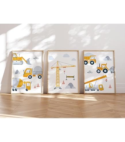 A4 en A3 posters kinderkamer – De Kleine Auto