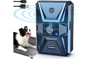 Bubbacare Antibell, Antibell Ultraschall Gerät, 3 Stufen Automatisch Antibell für Hunde mit 33ft, Wiederaufladbares & Wasserdichtes Anti Bell Gerät Hunde, für Große KleineHunde Innen Außenbereich