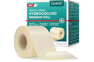 Hydrokolloid plåsterrulle, stor vattentät hydrokolloid rulle, 5 cm x 3,6 m