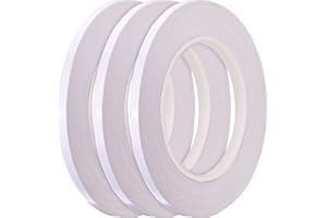 HOTOP 1/4 Inch Quilting Sewing Tape Wash Away Tape, Each 22 Yard (3 Rolls)