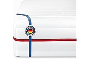‎BMM BMM Matratze 90x200 cm Klassik 19 Härtegrad H5 Ultra fest/Kaltschaummatratze Öko-Tex Zertifiziert/ergonomische 7 Zonen Matratze Höhe 19 cm/Matratzen produziert in Deutschland