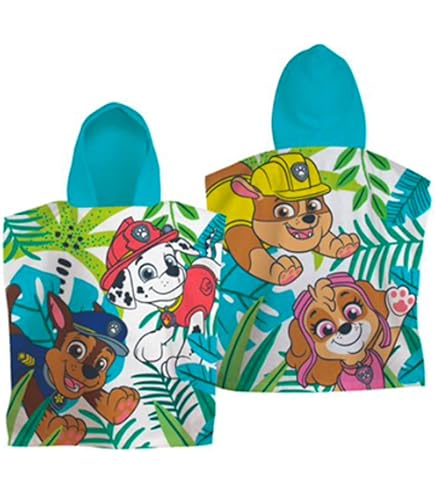 Telo Mare The Paw Patrol Blu 50x115 Cm – Asciugamano Da Spiaggia Ufficiale Per Bambini Dai 3 Anni In Su