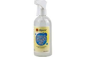 dipure® New Fresh Air luktborttagare med mikroorganismer – luktneutraliserare/luktborttagare mot rök och nikotlukt, mun och m